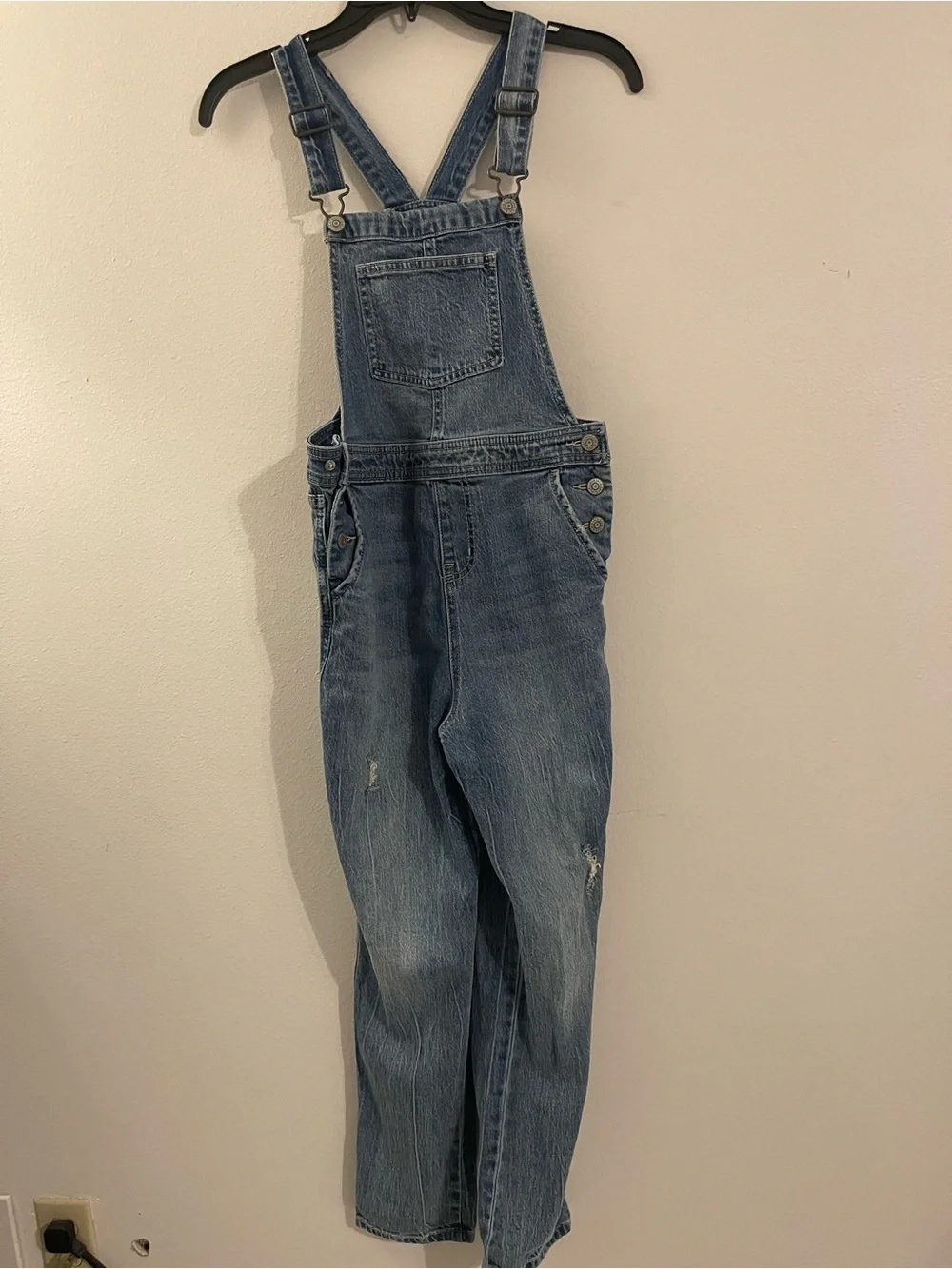 Cate & Jack Blue Denim Relaxed Overalls